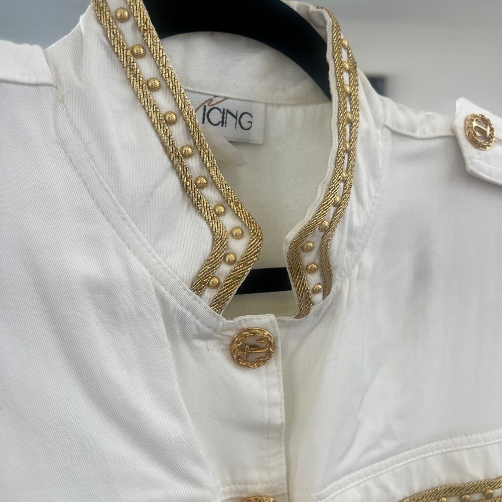 Vintage 1980s Icing Sailor-Inspired Jumpsuit – Size M – Euc - Picture 4 of 9